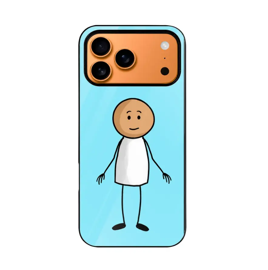 CASEART iPhone 17 Pro Max 手机壳,可爱卡通火柴人 TPU 保护套,防震轻薄柔韧手机壳,适配 iPhone 17 Pro Max 6.9 英寸,防刮图案外壳