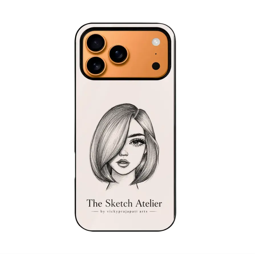 iPhone 17 Pro Max TPU 手机壳 单面打印，优雅凝视，77克